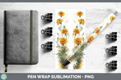GorgeousFlowers 01 Sketch Pen Wrap design.