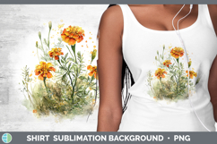 GorgeousFlowers 01 Sketch Shirt design.