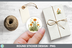 GorgeousFlowers 01 Sketch Stickers design.