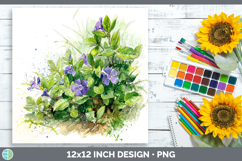 GorgeousFlowers 01 Sketch Paper Backgrounds design.