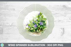 GorgeousFlowers 01 Sketch Wind Spinner design.