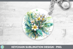 GorgeousFlowers 01 Sketch Keychain design.