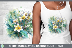 GorgeousFlowers 01 Sketch Shirt design.