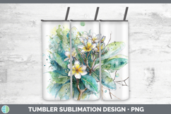 GorgeousFlowers 01 Sketch Tumbler design.