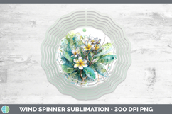 GorgeousFlowers 01 Sketch Wind Spinner design.