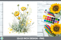 GorgeousFlowers 01 Sketch Paper Backgrounds design.