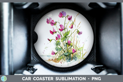 GorgeousFlowers 01 Sketch Car Coaster design.