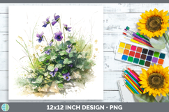 GorgeousFlowers 01 Sketch Paper Backgrounds design.