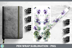GorgeousFlowers 01 Sketch Pen Wrap design.