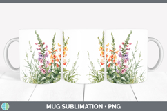 GorgeousFlowers 01 Mug Wrap design.