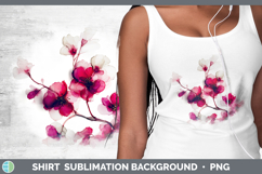 GorgeousFlowers 02 Alcohol Ink Shirt design.