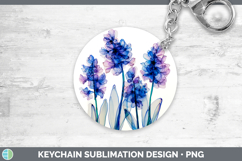 GorgeousFlowers 02 Alcohol Ink Keychain design.