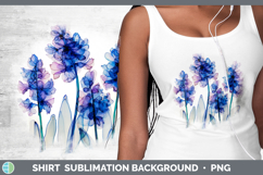GorgeousFlowers 02 Alcohol Ink Shirt design.
