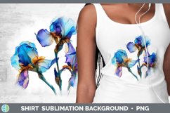 GorgeousFlowers 02 Alcohol Ink Shirt design.