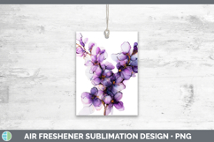 GorgeousFlowers 02 Alcohol Ink Air Freshener design.