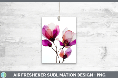 GorgeousFlowers 02 Alcohol Ink Air Freshener design.