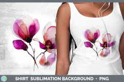 GorgeousFlowers 02 Alcohol Ink Shirt design.