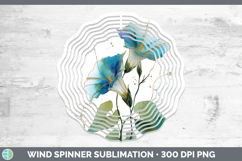 GorgeousFlowers 02 Alcohol Ink Wind Spinner design.