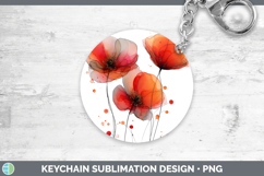 GorgeousFlowers 02 Alcohol Ink Keychain design.