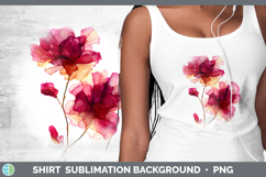 GorgeousFlowers 02 Alcohol Ink Shirt design.