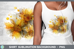GorgeousFlowers 02 Alcohol Ink Shirt design.