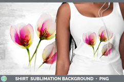 GorgeousFlowers 02 Alcohol Ink Shirt design.