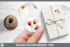 GorgeousFlowers 02 Alcohol Ink Stickers design.