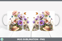 GorgeousFlowers 02 Bandana Summer Mug Wrap design.