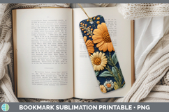 GorgeousFlowers 02 Embroider Bookmark design.