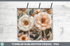 GorgeousFlowers 02 Embroider Tumbler design.