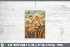 GorgeousFlowers 02 Embroider Air Freshener design.
