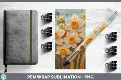 GorgeousFlowers 02 Embroider Pen Wrap design.