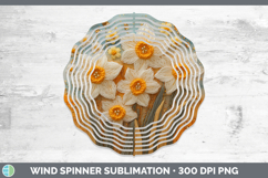 GorgeousFlowers 02 Embroider Wind Spinner design.