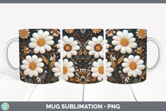 GorgeousFlowers 02 Embroider Mug Wrap design.