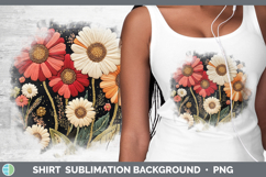 GorgeousFlowers 02 Embroider Shirt design.