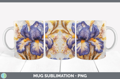 GorgeousFlowers 02 Embroider Mug Wrap design.