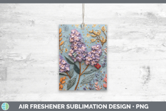 GorgeousFlowers 02 Embroider Air Freshener design.