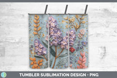 GorgeousFlowers 02 Embroider Tumbler design.
