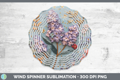 GorgeousFlowers 02 Embroider Wind Spinner design.