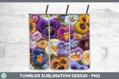 GorgeousFlowers 02 Embroider Tumbler design.