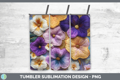 GorgeousFlowers 02 Embroider Tumbler design.