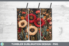 GorgeousFlowers 02 Embroider Tumbler design.