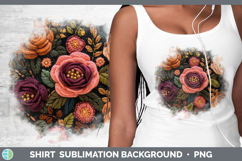 GorgeousFlowers 02 Embroider Shirt design.