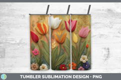 GorgeousFlowers 02 Embroider Tumbler design.