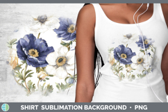 GorgeousFlowers 02 Pastel Pattern Shirt design.