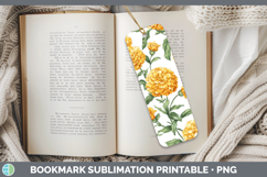 GorgeousFlowers 02 Pastel Pattern Bookmark design.