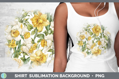 GorgeousFlowers 02 Pastel Pattern Shirt design.