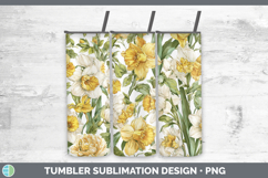 GorgeousFlowers 02 Pastel Pattern Tumbler design.