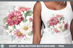 GorgeousFlowers 02 Pastel Pattern Shirt design.