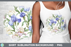 GorgeousFlowers 02 Pastel Pattern Shirt design.